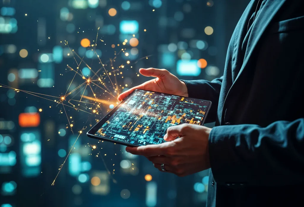 Future business technology concept for retail transformation